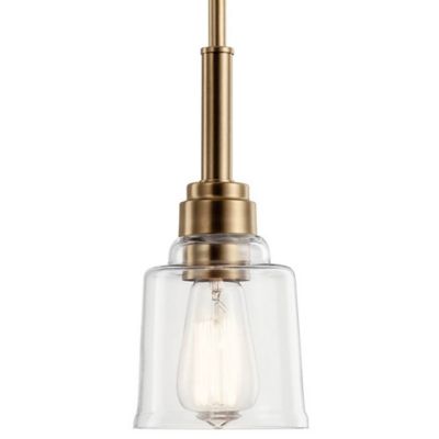 Kichler Aivian Mini Pendant Light - Color: Clear - Size: 1 light - 52399NI