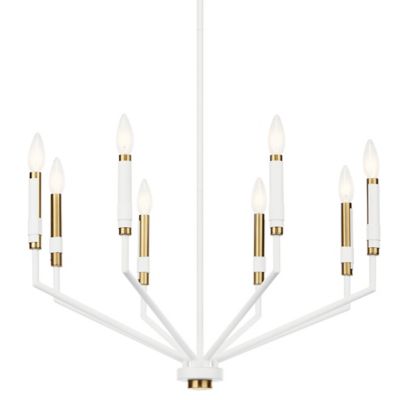 Kichler Armand Chandelier - Color: Matte - Size: 8 light - 52349WH