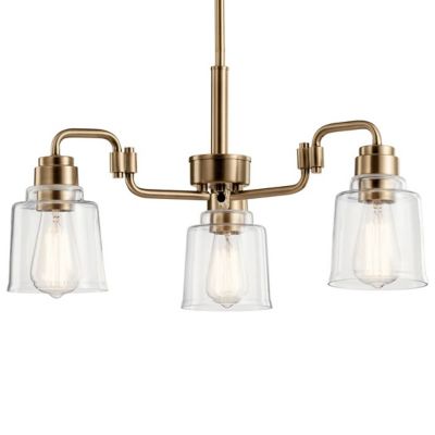 Kichler Aivian Chandelier - Color: Brass - Size: Small - 52397NI