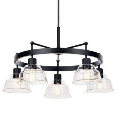 Kichler Eastmont Chandelier. 3 Light - Color: Black - Size: 5 light - 52403