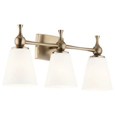 Kichler Cosabella Vanity Light - Color: Gold - Size: 3 light - 55092CPZ