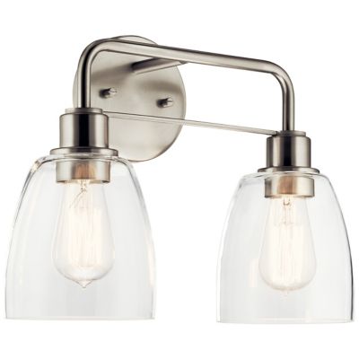 Kichler Meller Vanity Light - Color: Silver - Size: 2 light - 55101NI