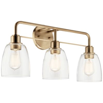 Kichler Meller Vanity Light - Color: Gold - Size: 3 light - 55102CPZ