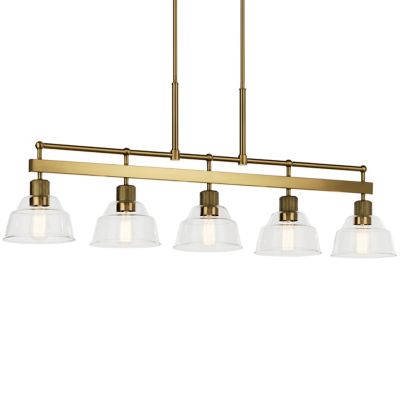 Kichler Eastmont Linear Chandelier - Color: Brass - Size: 5 light - 52404BN