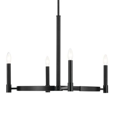 Kichler Tolani Chandelier - Color: Black - Size: 4 light - 52426BK