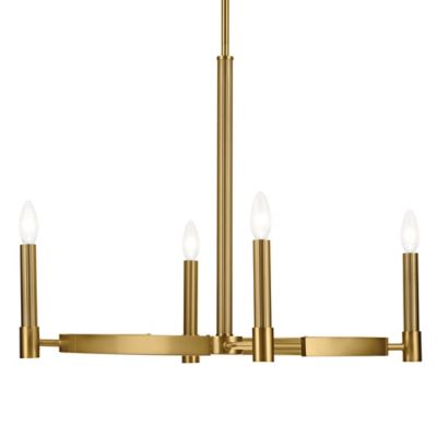 Kichler Tolani Chandelier - Color: Brass - Size: 4 light - 52426BNB