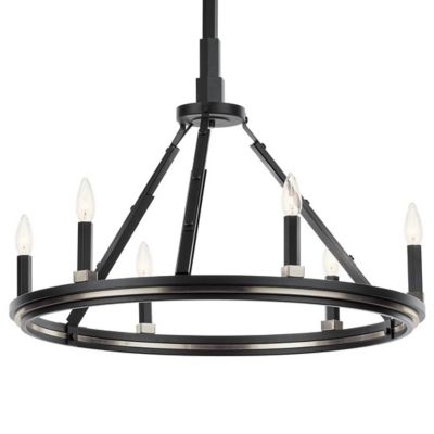 Kichler Emmala Chandelier - Color: Black - Size: 27 - 52420BK