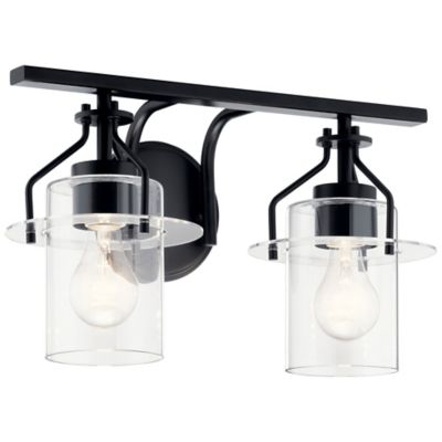 Kichler Everett Vanity Light - Color: Black - Size: 2 light - 55078BK