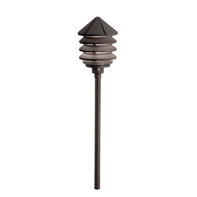 Kichler Six Groove Path Light - Color: Bronze - Size: 1 light - 15005AZT