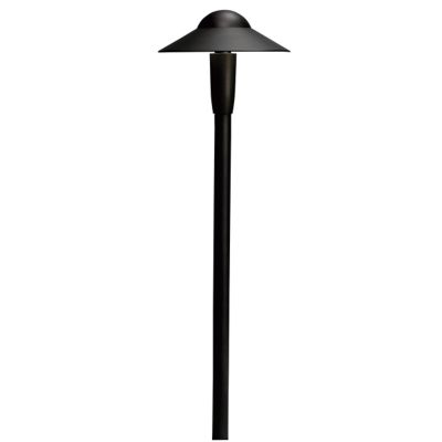 Kichler Dome LED Path Light - Color: Black - 15870BKT27R