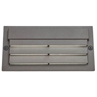 Kichler 12V Louvered LED Step Light - Color: Bronze - 16171AZT27