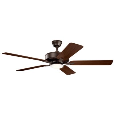 Kichler Basics Pro Designer LED Ceiling Fan - Color: Bronze - Number of Bla