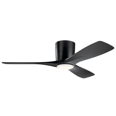 Kichler Volos LED Ceiling Fan - Color: Black - 300032SBK