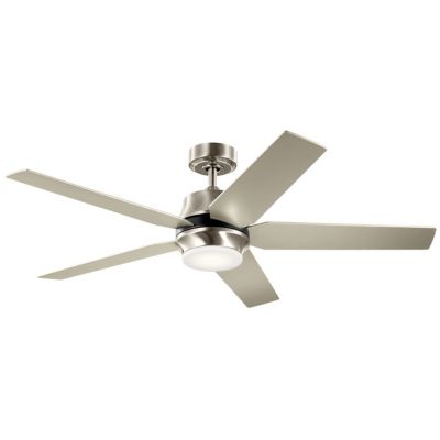 Kichler Maeve LED Ceiling Fan - Color: Silver - Number of Blades: 5 - 30005