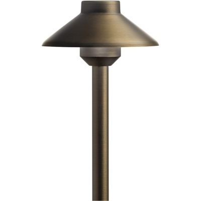 Kichler Stepped LED Path Light - Color: Brass - 15821CBR27