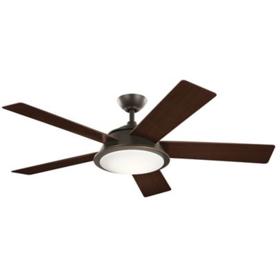 Kichler Verdi LED Ceiling Fan - Color: Bronze - Number of Blades: 5 - 31010