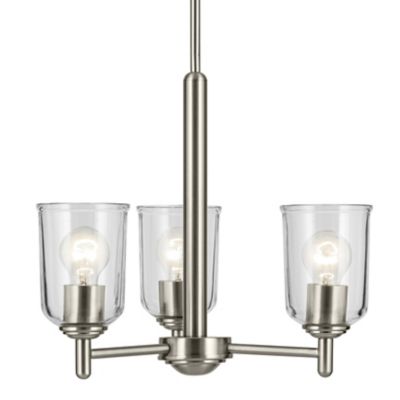 Kichler Shailene Chandelier - Color: Clear - Size: 3 light - 43670NICLR