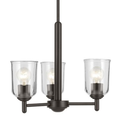 Kichler Shailene Chandelier - Color: Clear - Size: 3 light - 43670OZCLR