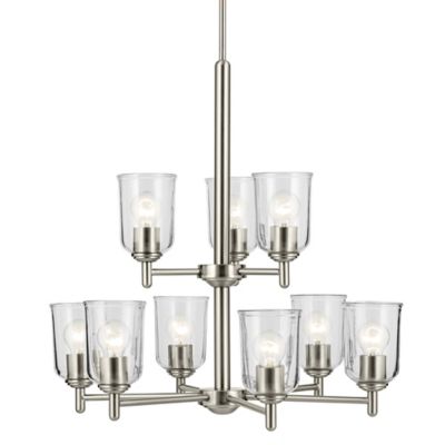 Kichler Shailene 2 Tier Chandelier - Color: Clear - Size: 9 light - 43672NI