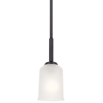 Kichler Shailene Mini Pendant Light - Color: White - Size: 1 light - 43674B