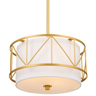 Kichler Birkleigh Pendant/Semi-Flushmount Light - Color: Gold - Size: 14