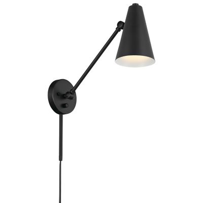 Kichler Sylvia Wall Sconce - Color: Black - Size: 1 light - 52485BKB