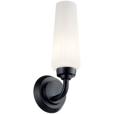 Kichler Truby Wall Sconce - Color: Black - Size: 1 light - 55073BK