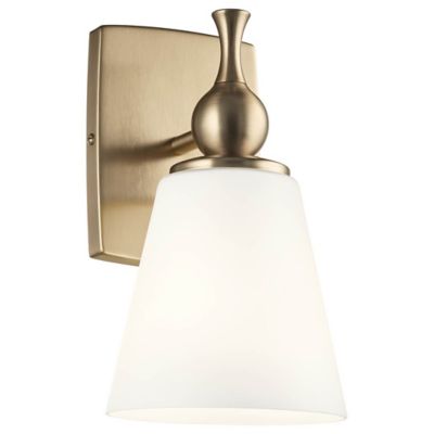 Kichler Cosabella Bath Wall Sconce - Color: Gold - Size: 1 light - 55090CPZ