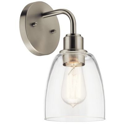 Kichler Meller Bath Wall Sconce - Color: Silver - Size: 1 light - 55100NI