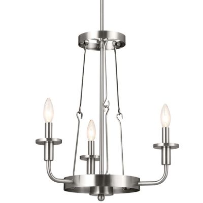 Kichler Vetivene Chandelier - Color: Silver - Size: 3 light - 52450CLP