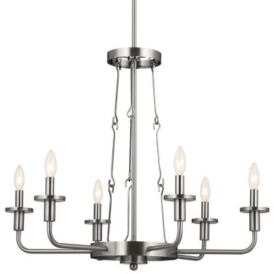 Kichler Vetivene Chandelier - Color: Silver - Size: 6 light - 52451CLP