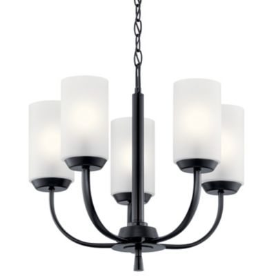 Kichler Kennewick Chandelier - Color: Black - Size: 5 light - 52386BK