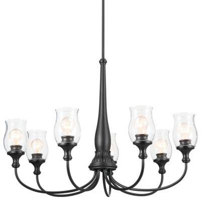 Kichler Melis Chandelier - Color: Black - Size: 7 light - 52469BK