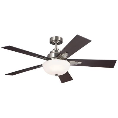 Kichler Vinea LED Ceiling Fan - Color: Silver - Number of Blades: 5 - Blade