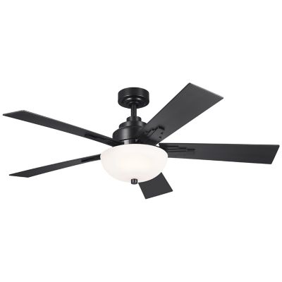 Kichler Vinea LED Ceiling Fan - Color: Black - Number of Blades: 5 - Blade 