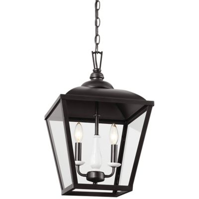 Kichler Dame Pendant Light - Color: Black - Size: 2 light - 52474AVI