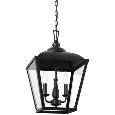 Kichler Dame Pendant Light - Color: Black - Size: 2 light - 52474BKT
