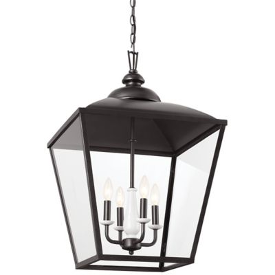 Kichler Dame Pendant Light - Color: Black - Size: 4 light - 52475AVI