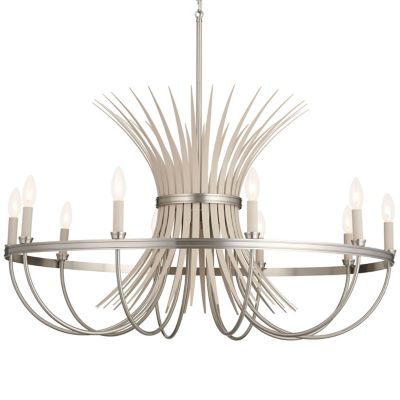 Kichler Baile Chandelier - Color: Grey - Size: 10 light - 52459NI