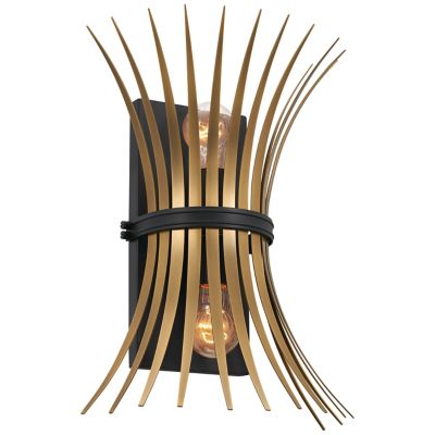 Kichler Baile Wall Sconce - Color: Brass - Size: 2 light - 52461BK