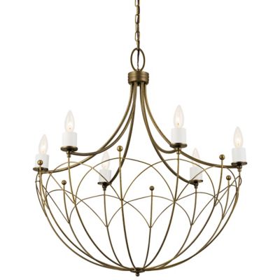 Kichler Topiary Chandelier - Color: Bronze - Size: 6 light - 52462CHZ