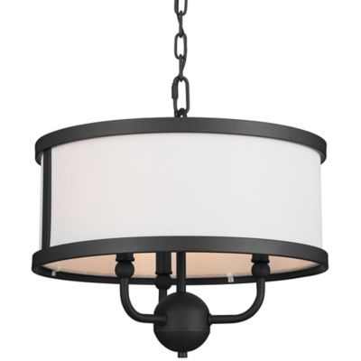 Kichler Heddle Chandelier - Color: Black - Size: 3 light - 52465BKT