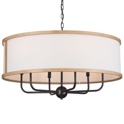 Kichler Heddle Chandelier - Color: Grey - Size: 6 light - 52466AVI