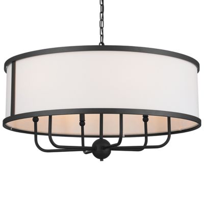 Kichler Heddle Chandelier - Color: Black - Size: 6 light - 52466BKT