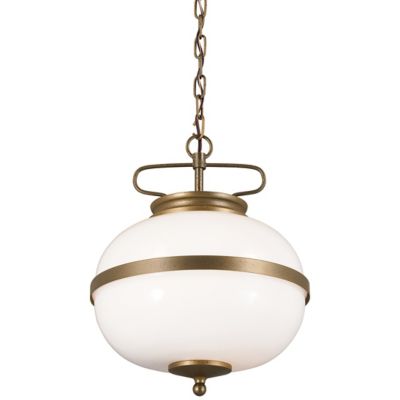 Kichler Opal Pendant Light - Color: White - Size: 2 light - 52478CHZ