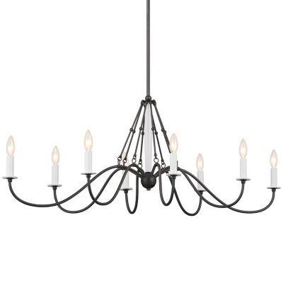 Kichler Freesia Oval Chandelier - Color: Grey - 52457AVI