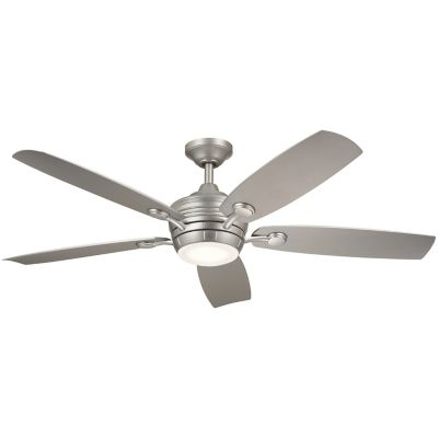 Kichler Tranquil Outdoor LED Ceiling Fan - Color: Silver - Number of Blades