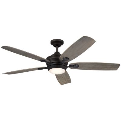 Kichler Tranquil Outdoor LED Ceiling Fan - Color: Bronze - Number of Blades