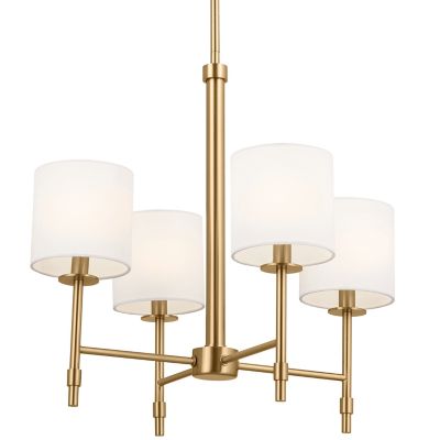 Kichler Ali Mini Chandelier - Color: Brass - Size: 4 light - 52504BNB