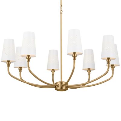 Kichler Adeena Chandelier - Color: Brass - Size: 8 light - 52509BNB